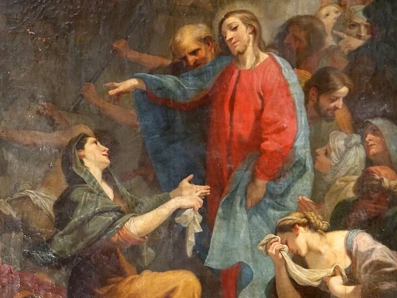1729-Giovanni Battista Tempesti - Santa Marta chiede a Gesù la resurrezione di Lazzaro
